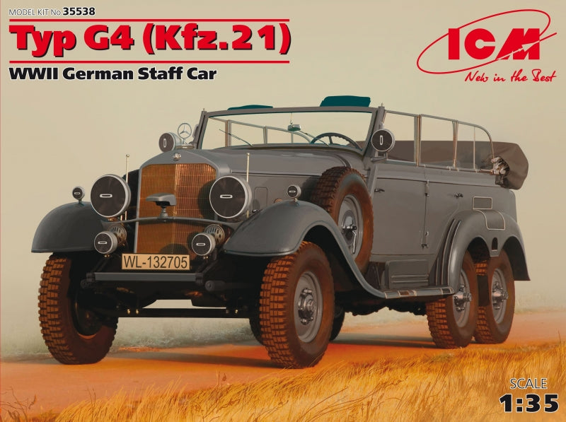 1/35 Typ G4 (Kfz.21) WWII German staff car - Hobby Sense