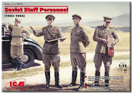 1/35 Soviet Staff Personnel (1939-1945) - Hobby Sense