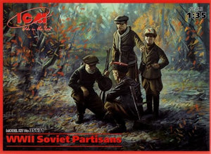 1/35 WWII Soviet Partisans - Hobby Sense