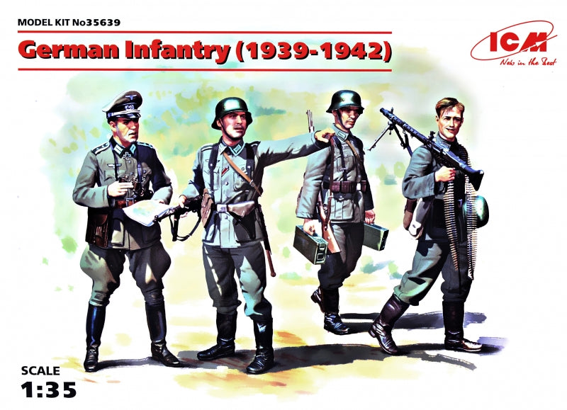 1/35 WWII German Infantry (1939-1942) - Hobby Sense