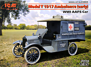 1/35 Model T 1917 Ambulance (early), WWI AAFS Car - Hobby Sense