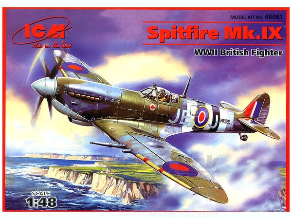 1/48 Spitfire Mk.IX WWII RAF fighter, flown by J.E. Johnson - Hobby Sense