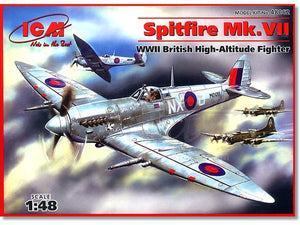 1/48 Spitfire Mk.VII WWII RAF fighter - Hobby Sense
