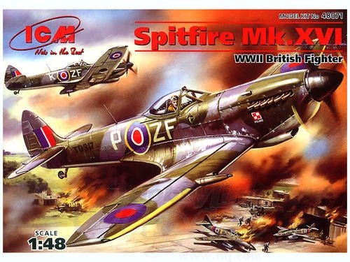 Spitfire Mk.XVI WWII RAF fighter - Hobby Sense