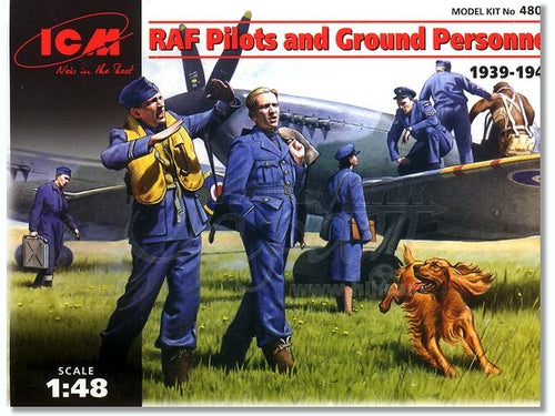 1/48 WWII RAF pilots and ground personnel - Hobby Sense