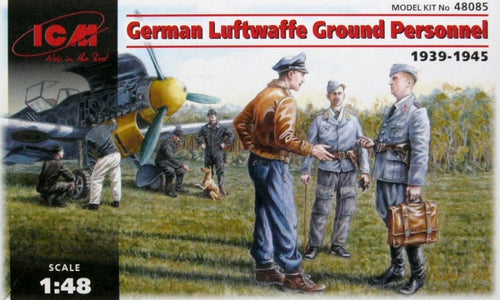 1/48 WWII German Luftwaffe Ground Personnel, 1939-1945 - Hobby Sense