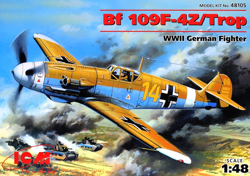 1/48 Messerschmitt Bf-109 F4Z/Trop fighter - Hobby Sense