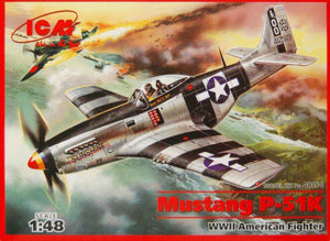 1/48 Mustang P-51K WWII USAF fighter - Hobby Sense