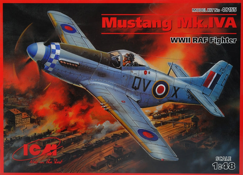 1/48 Mustang Mk.IVA WWII RAF Fighter - Hobby Sense
