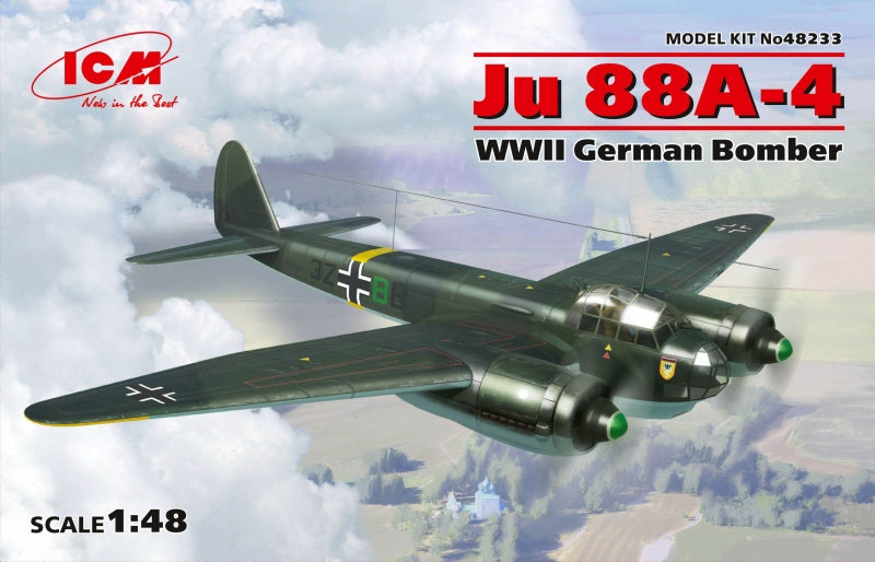 1/48 Junkers 88A-4, WWII German Bomber - Hobby Sense