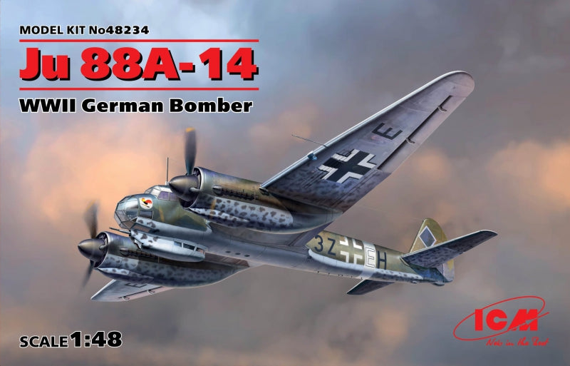 1/48 Ju 88A-14, WWII German Bomber - Hobby Sense