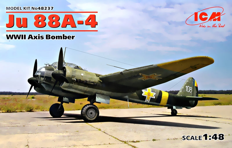 1/48 Junkers Ju 88A-4, WWII Axis Bomber - Hobby Sense