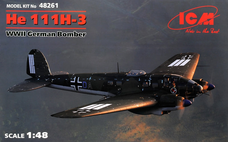 1/48 He 111H-3, WWII German Bomber - Hobby Sense