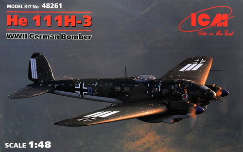 1/48 He 111H-3, WWII German Bomber - Hobby Sense