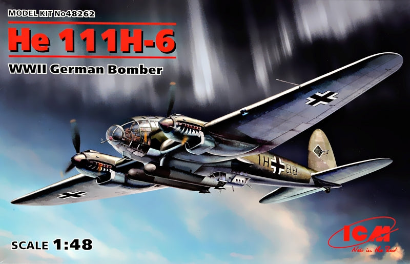 1/48 He 111H-6, WWII German Bomber - Hobby Sense