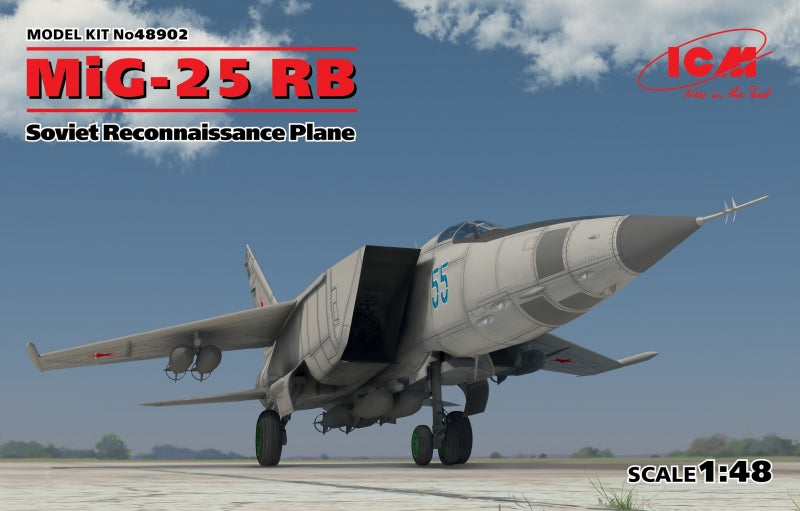 1/48 MiG-25 RB, Soviet Reconnaissance Plane - Hobby Sense