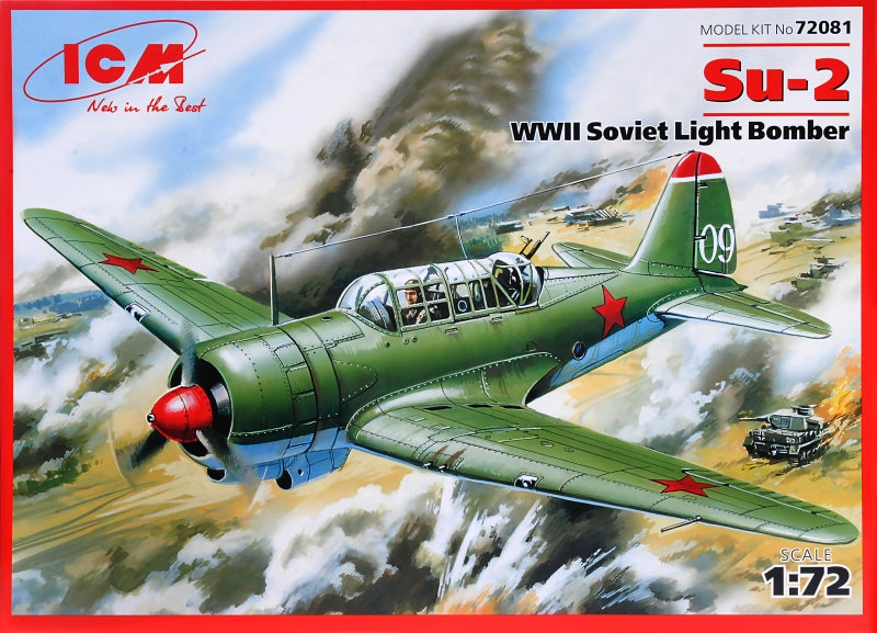 1/72 Sukhoi Su-2 WWII Soviet bomber - Hobby Sense