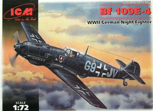 Messerschmitt Bf 109E-4 WWII German night fighter - Hobby Sense