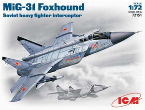 1/72 MiG-31B Foxhound Soviet heavy interceptor - Hobby Sense