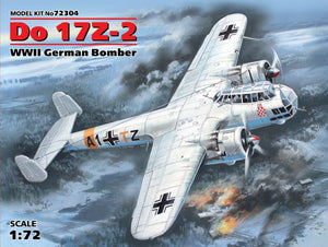 1/72 Do 17Z-2, WWII German Bomber - Hobby Sense