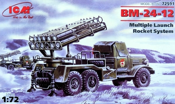 1/72 BM-24-12 Soviet rocket volley system - Hobby Sense