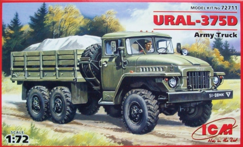 1/72 Ural-375D Soviet Army cargo truck - Hobby Sense