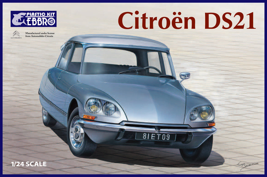 1/24 Citroen DS21 4-Door Car w/Interior/Engine Details - Hobby Sense