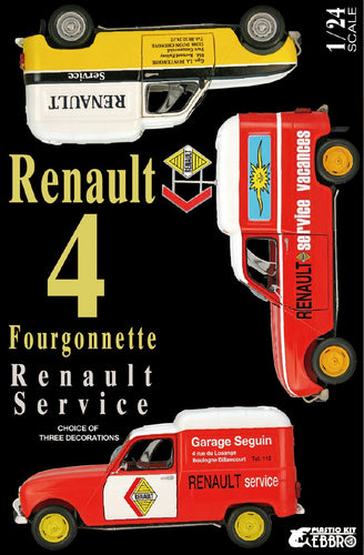 1/24 Renault 4 Fourgonnette Service Car - Hobby Sense