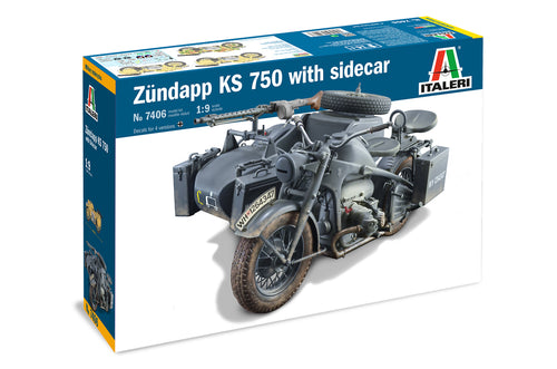 1/9 Zundapp KS 750 with Sidecar - Hobby Sense