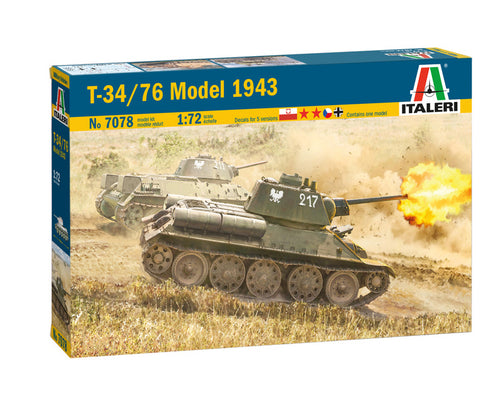 1/72 T34/76 Model 1943 - Hobby Sense