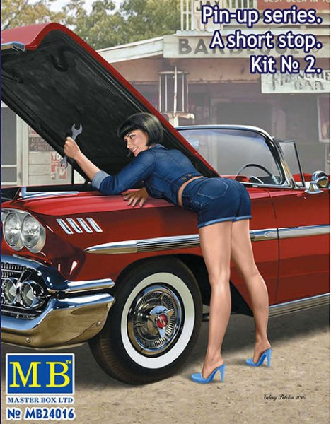 1/24 Pin-up series. A short stop. Kit No.2 - Hobby Sense
