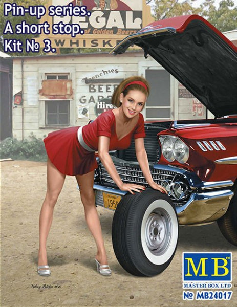 1/24 Pin-up series. A short stop. Kit No.3 - Hobby Sense