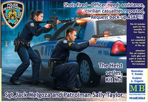 1/24 The Heist series, kit #1. Shots fired – Officer needs assistance, civilian casualties - Hobby Sense