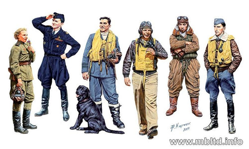 1/32 Famous pilots of WWII. kit 1 - Hobby Sense