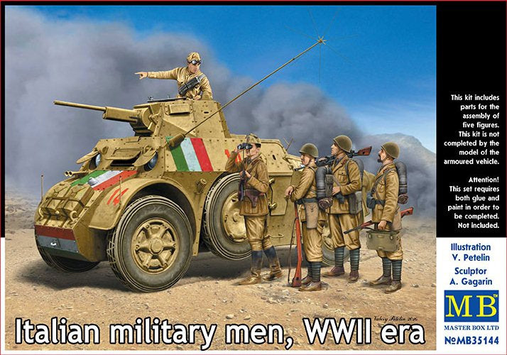 Italian military men, WWII era - Hobby Sense
