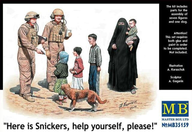 Here is Snickers, help yourself, please! - Hobby Sense