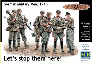1/35 Let's stop them here! German Military Men, 1945 - Hobby Sense