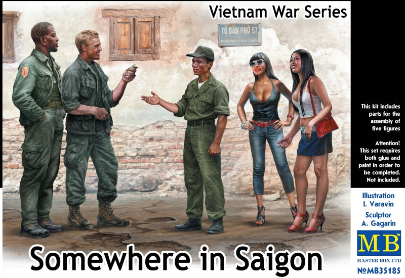 1/35 Somewhere in Saigon, Vietnam War Series - Hobby Sense