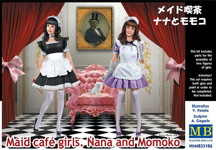 Maid café girls. Nana and Momoko - Hobby Sense