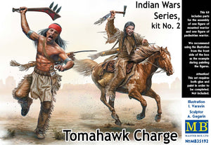 Indian Wars Series, kit No. 2. Tomahawk Charge - Hobby Sense