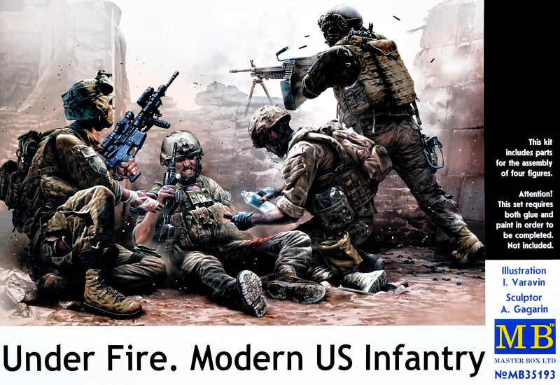 1/35 Under Fire. Modern US Infantry - Hobby Sense