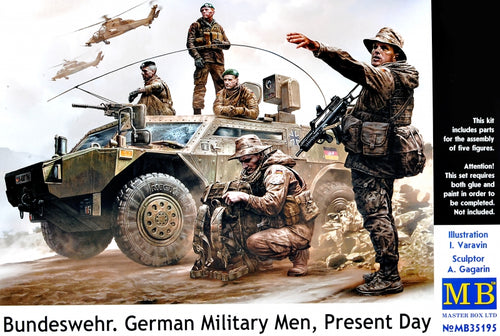 1/35 Bundeswehr. German military men, Present day - Hobby Sense