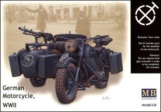 1/35 German Motorcycle, WWII - Hobby Sense