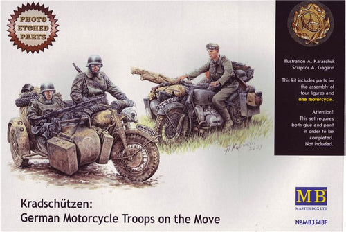 Kradschutzen: German motorcycle troops on the move - Hobby Sense