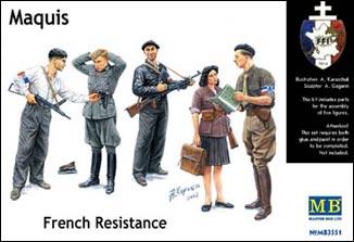 1/35 Maquis, French Resistance - Hobby Sense