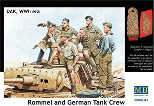 1/35 Rommel and German Tank Crew, DAK, WW II era - Hobby Sense