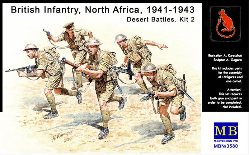 British Infantry, North Africa, 1941-1943. Desert Battles. Kit 2 - Hobby Sense