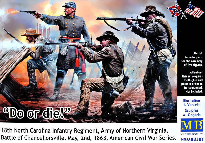 1/35 Do or die! 18th North Carolina Infantry Regiment - Hobby Sense
