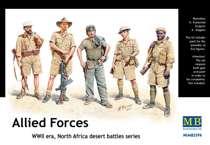 Allied Forces. North Africa desert battles series - Hobby Sense