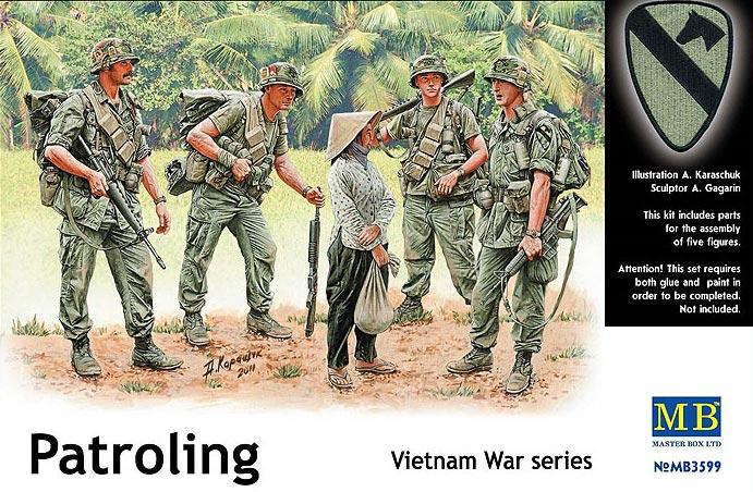1/35 Patrolling, Vietnam - Hobby Sense